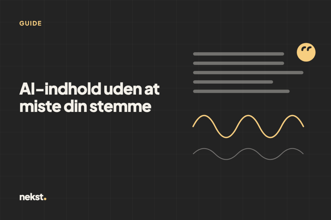 Sådan bruger du AI til indhold uden at miste din stemme