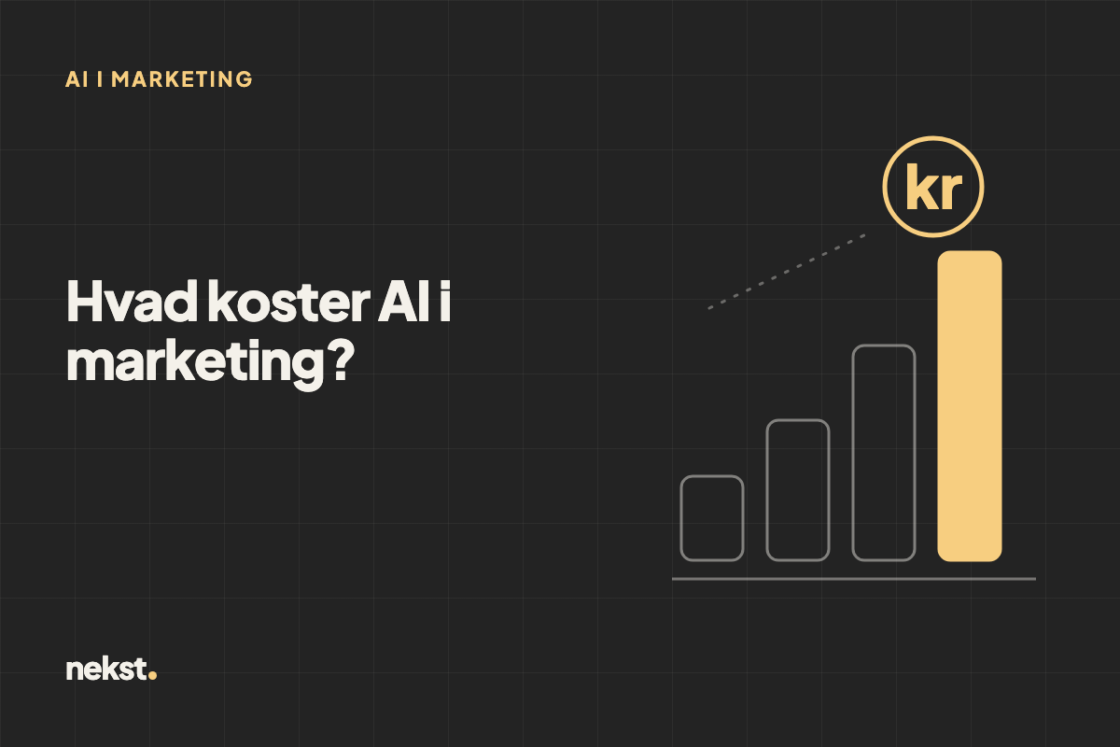 Hvad koster AI i marketing? Sådan vurderer du pris og gevinst