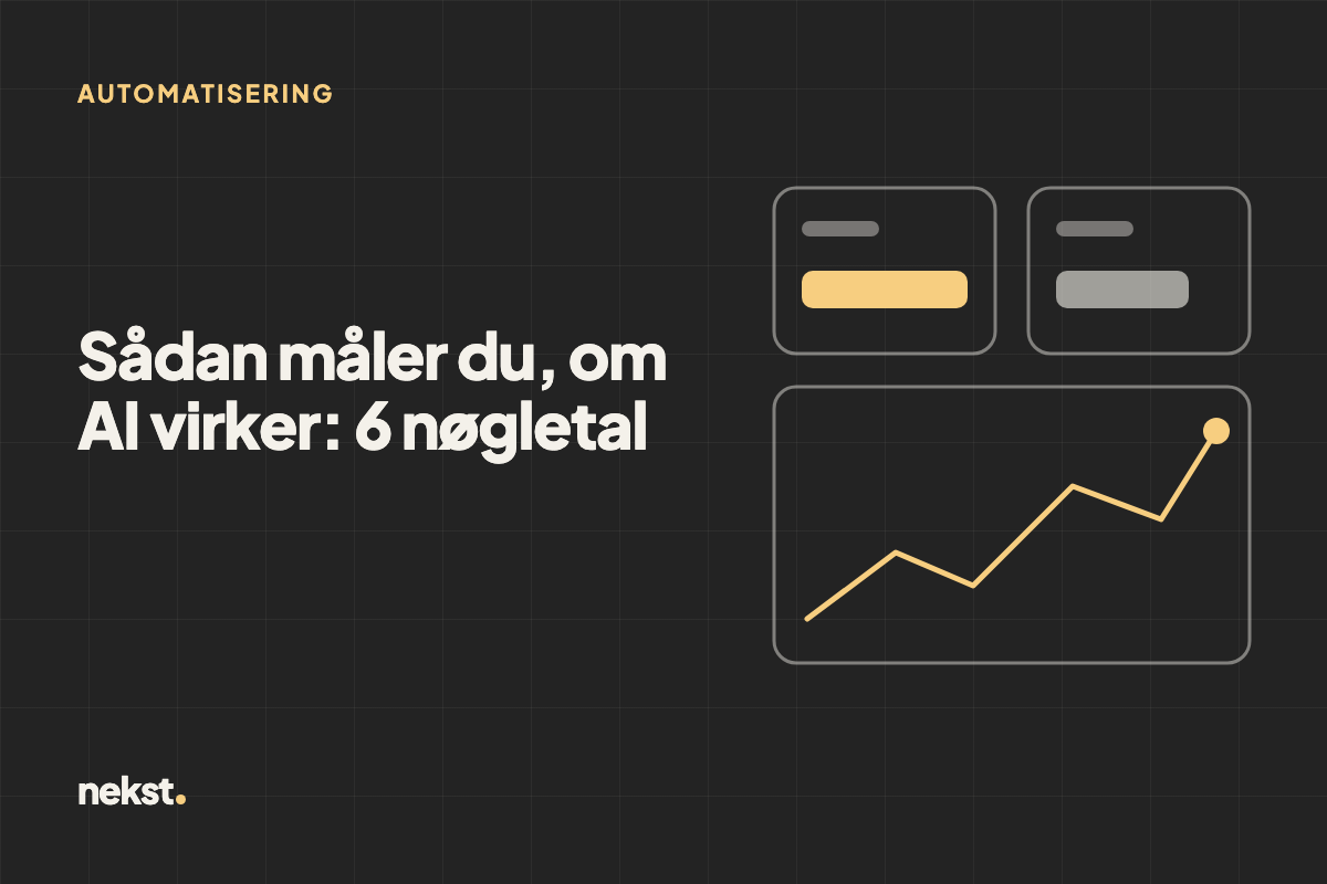 Sådan måler du, om AI i marketing virker: 6 nøgletal