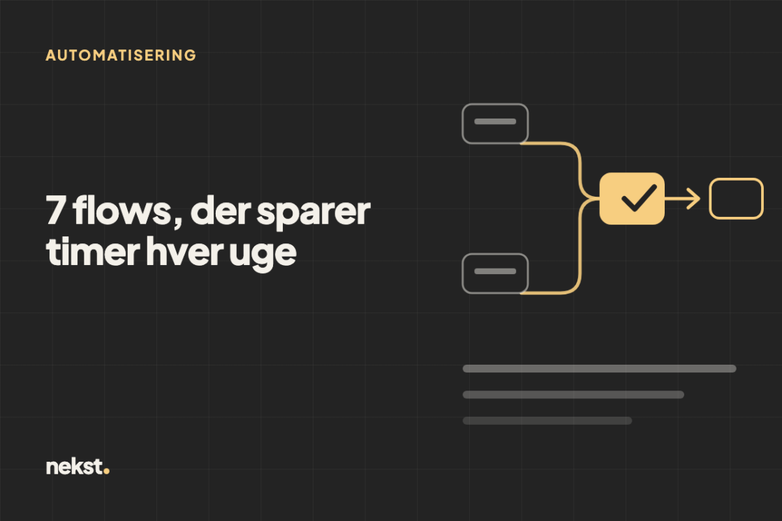 Marketingautomatisering: 7 flows, der sparer timer hver uge